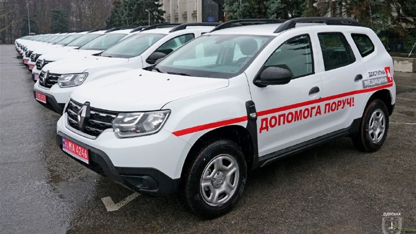 Для лікарів Переяславщини купили два  автомобілі Рено-Дастер 