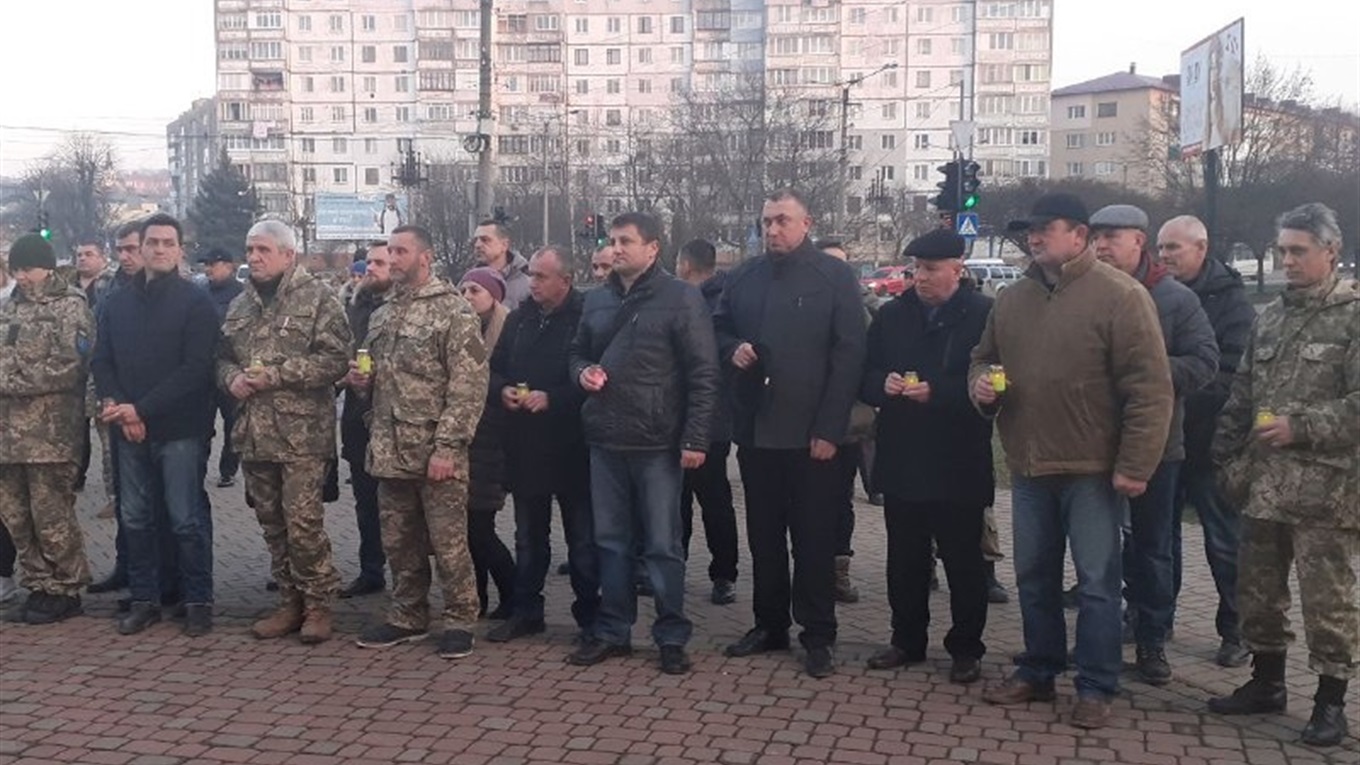 У Калуші вшанували “кіборгів” — захисників Донецького аеропорту