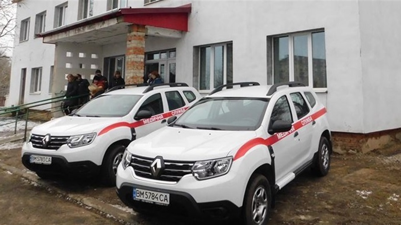 У  двох сільських амбулаторіях Шосткинського району з'явились нові машини «швидкої допомоги»