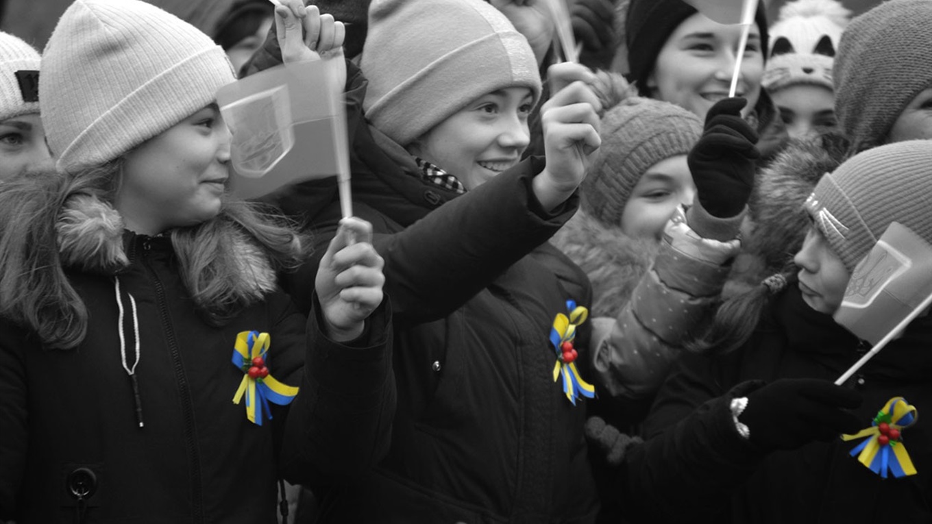 Як у Гадячі відзначили річницю соборності України: фоторепортаж