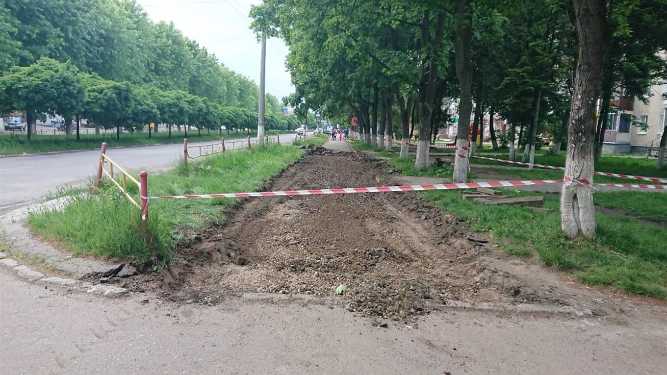 На капітальний ремонт калуських тротуарів у 2020 році передбачили лише 2 мільйони 60 тисяч гривень