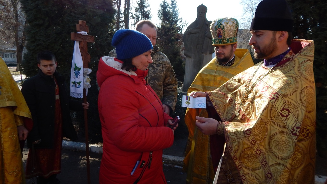 У день пам’яті преподобного Єфрема нагородили двох учасників АТО та волонтера 
