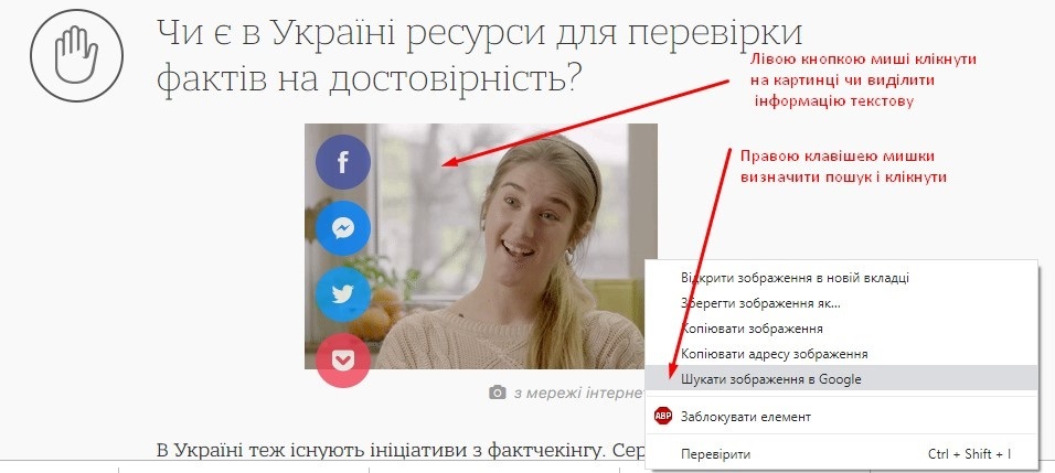 шлях перевірки достовірності інформації