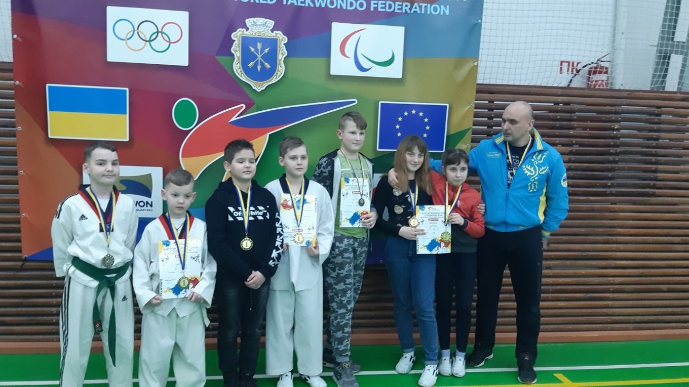Відкритий чемпіонат з тхеквондо: у старокостянтинівців п’ять перших місць