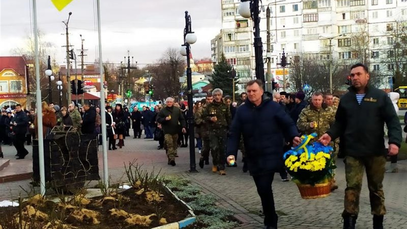 У Калуші віддали шану захисникам Дебальцівського плацдарму