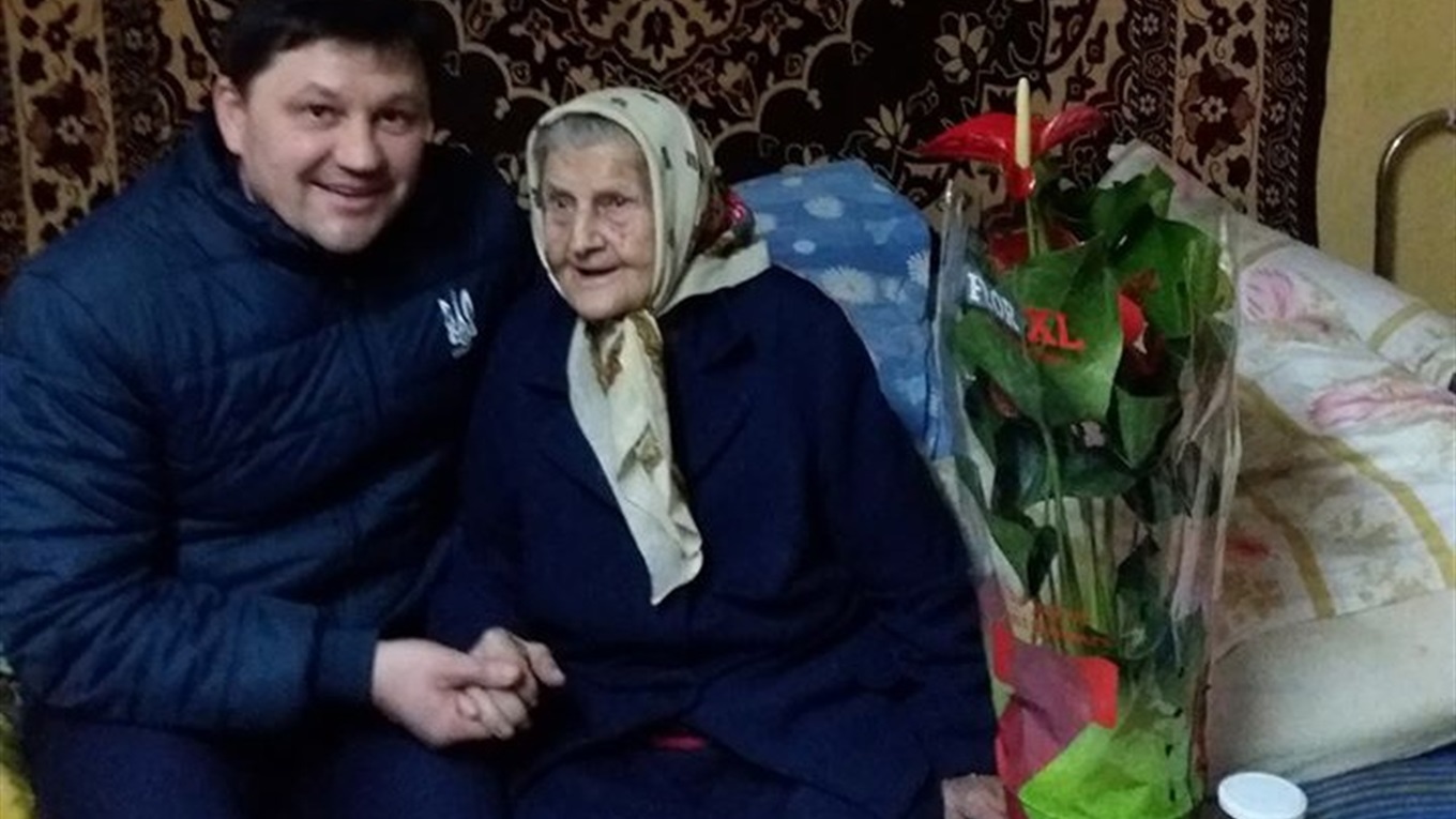 Лідія Андрієнко відзначила 100-річчя. Вона є найстаршою жителькою Переяслава