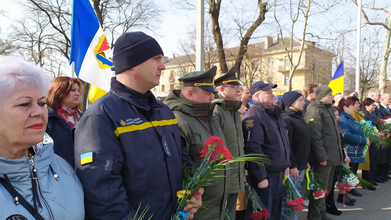 В Измаиле 206-ю годовщину со Дня рождения Тараса Шевченко отметили митингом (видео)