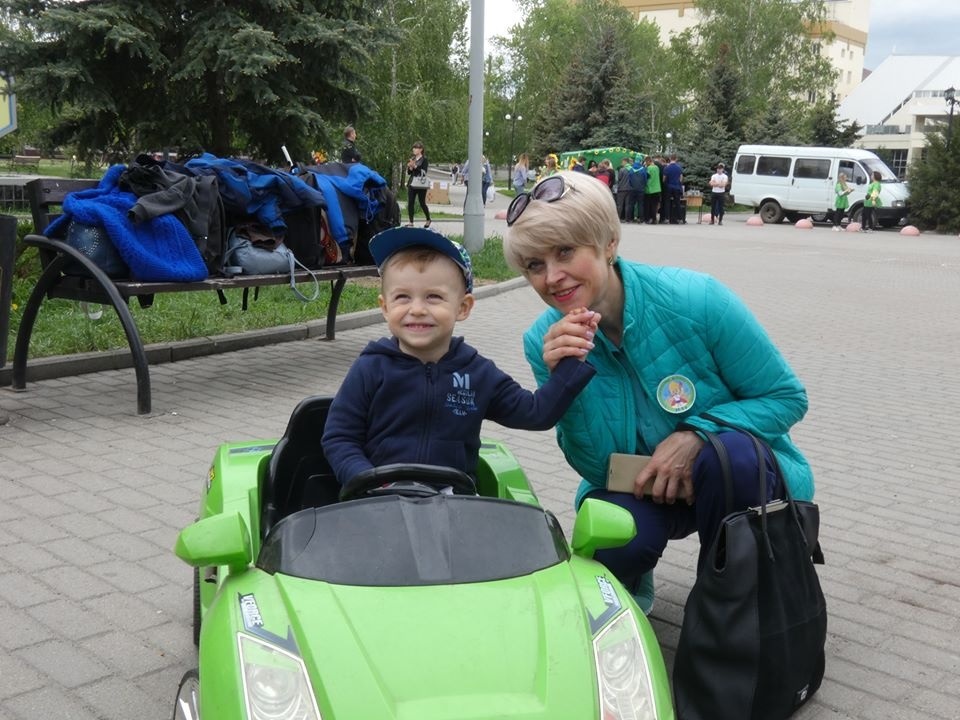 Татьяна Ерохина с сыном