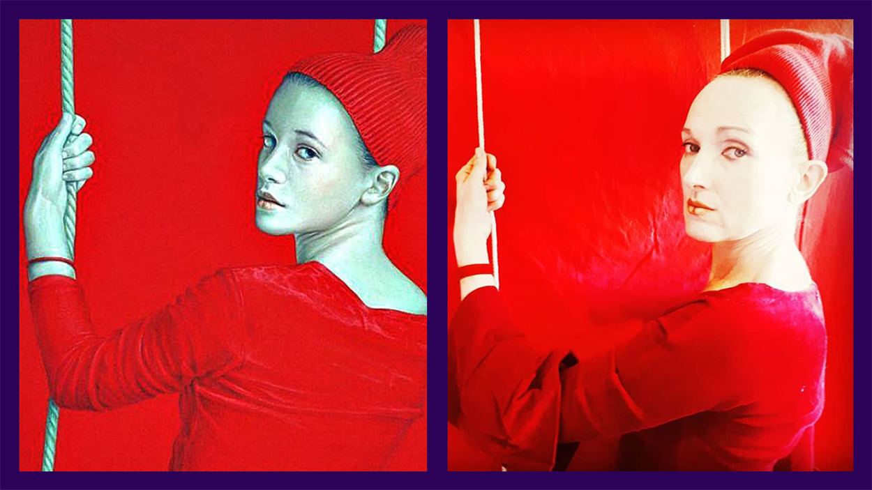 «Beauty will save the world. Red» («Красота спасет мир. Красный») Салустиано Гарсия Круз в исполнении Ольги Иткиной