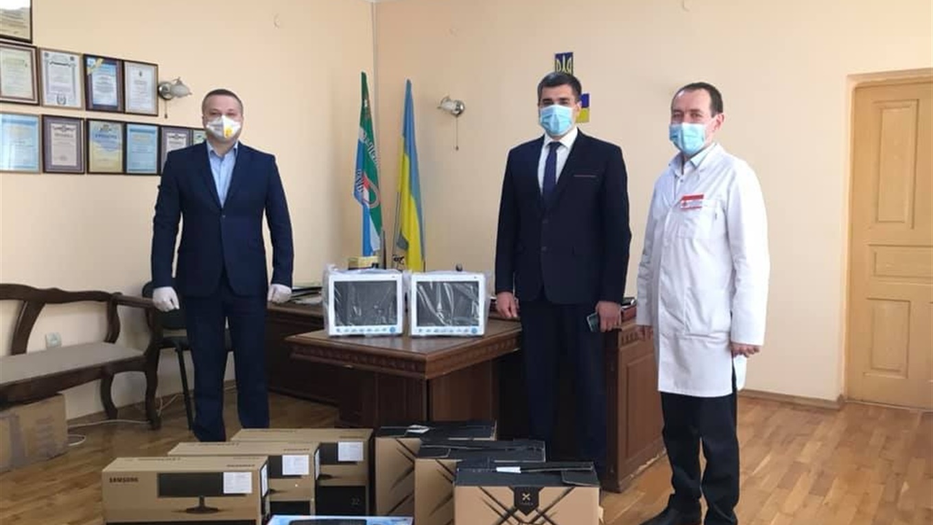 Райлікарні передали монітори спостереження за пацієнтами, придбані за кошти бюджету Кіцманської ОТГ