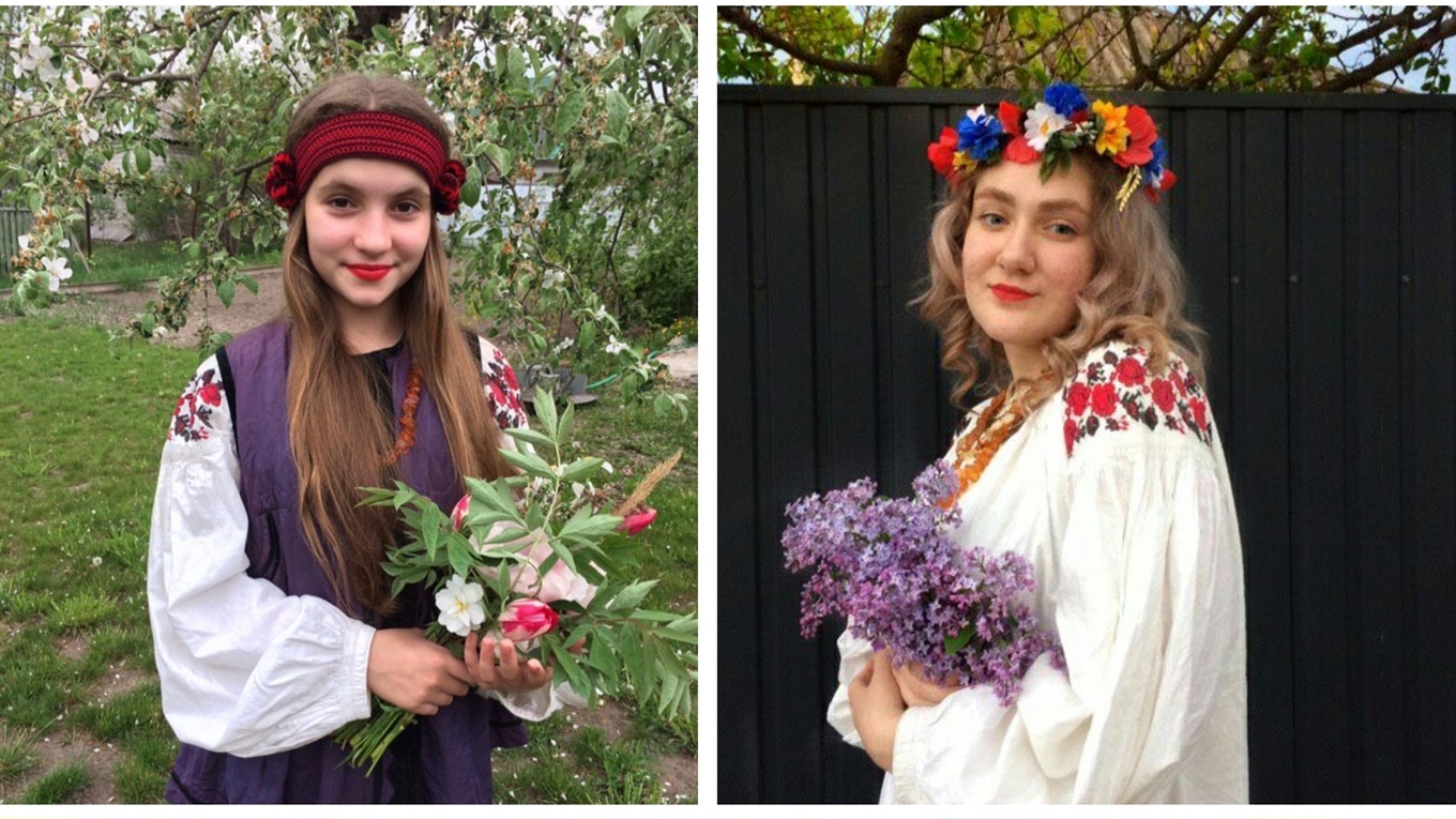 Переяславські школярки долучилися до патріотичного флешмобу “Лови намисто”