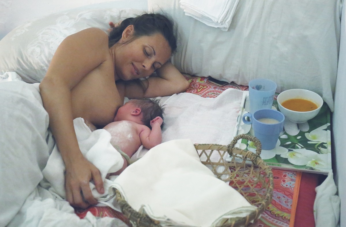 Татьяна после родов