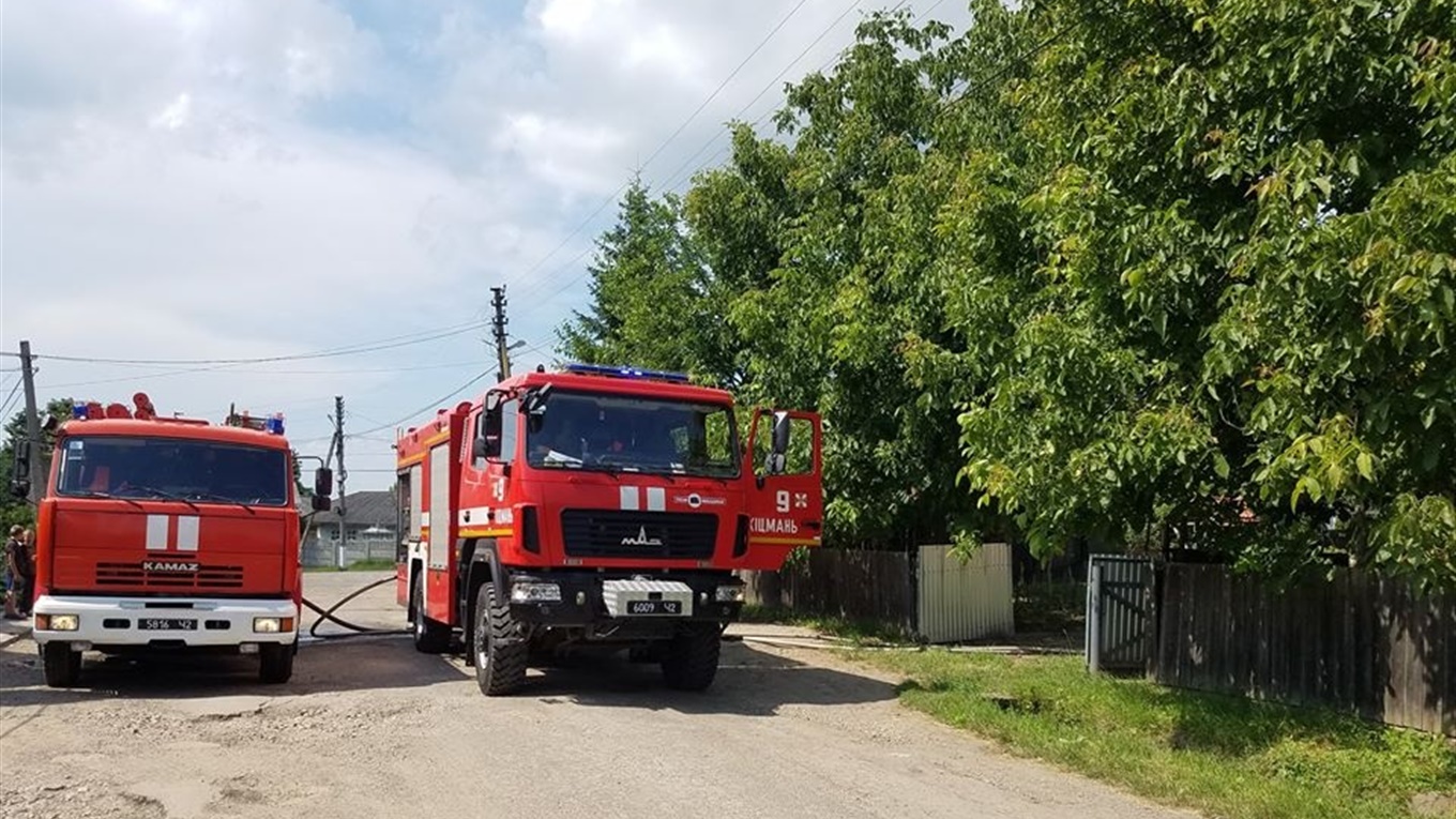 В Ошихлібах горів житловий будинок