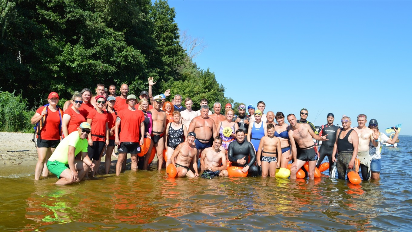 На Переяславщині відбувся заплив "Дніпро Ревучий".  ФОТОЗВІТ