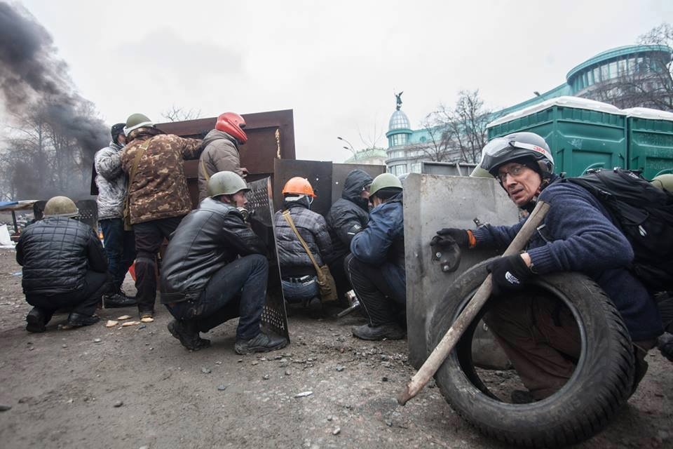 Марк Паславський на Майдані у 2013 році