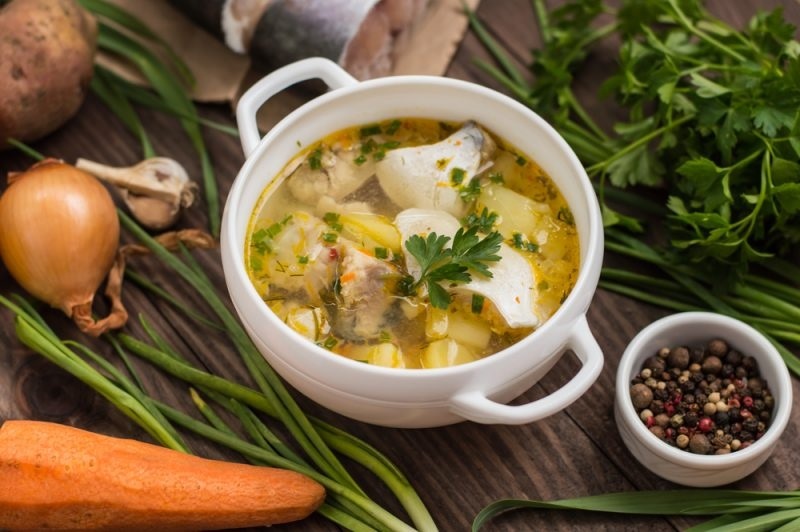Рыбный суп из хребтов сёмги - рецепт автора Лана Вкусная