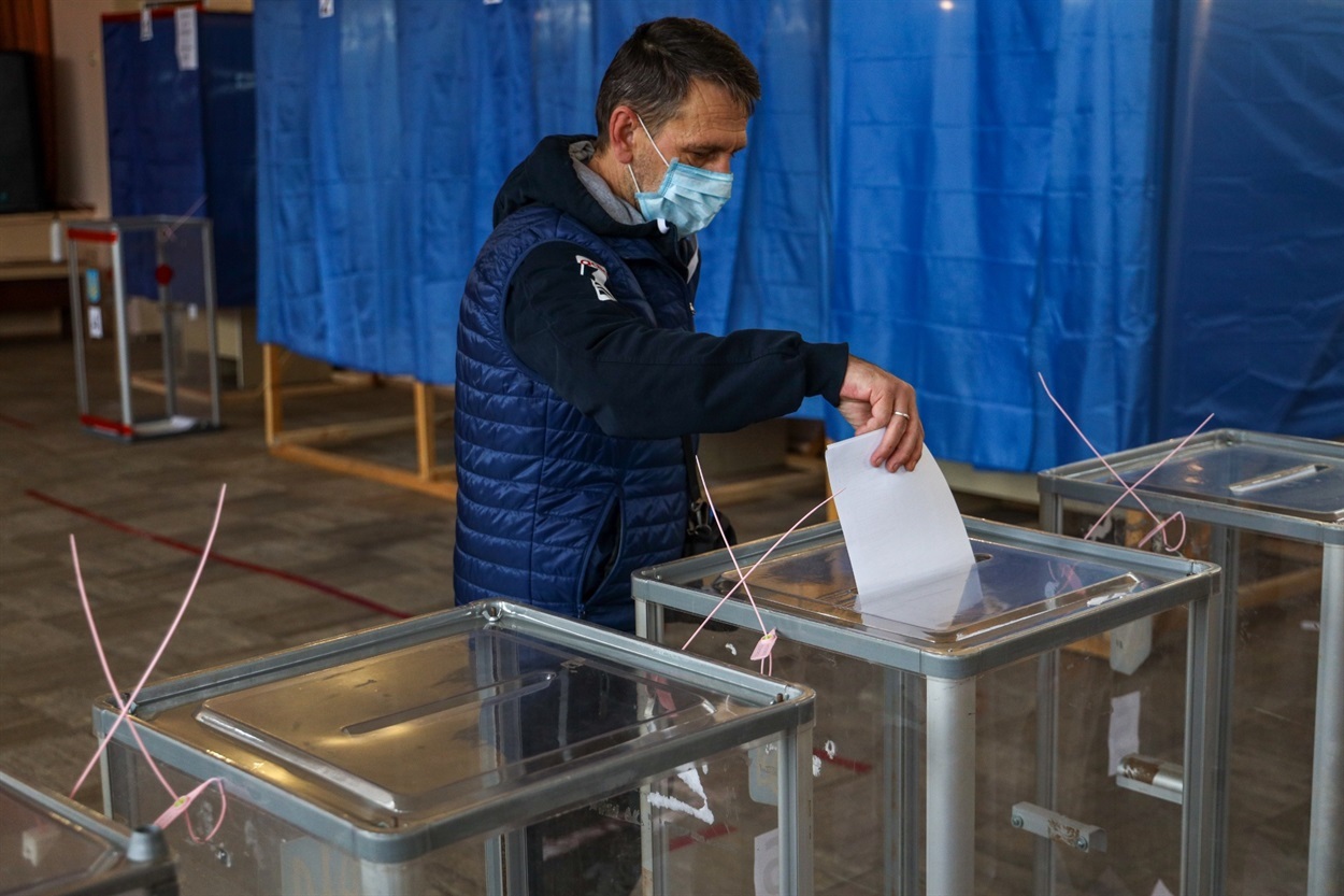 Голосування у Слов'янську на місцевих виборах 2020