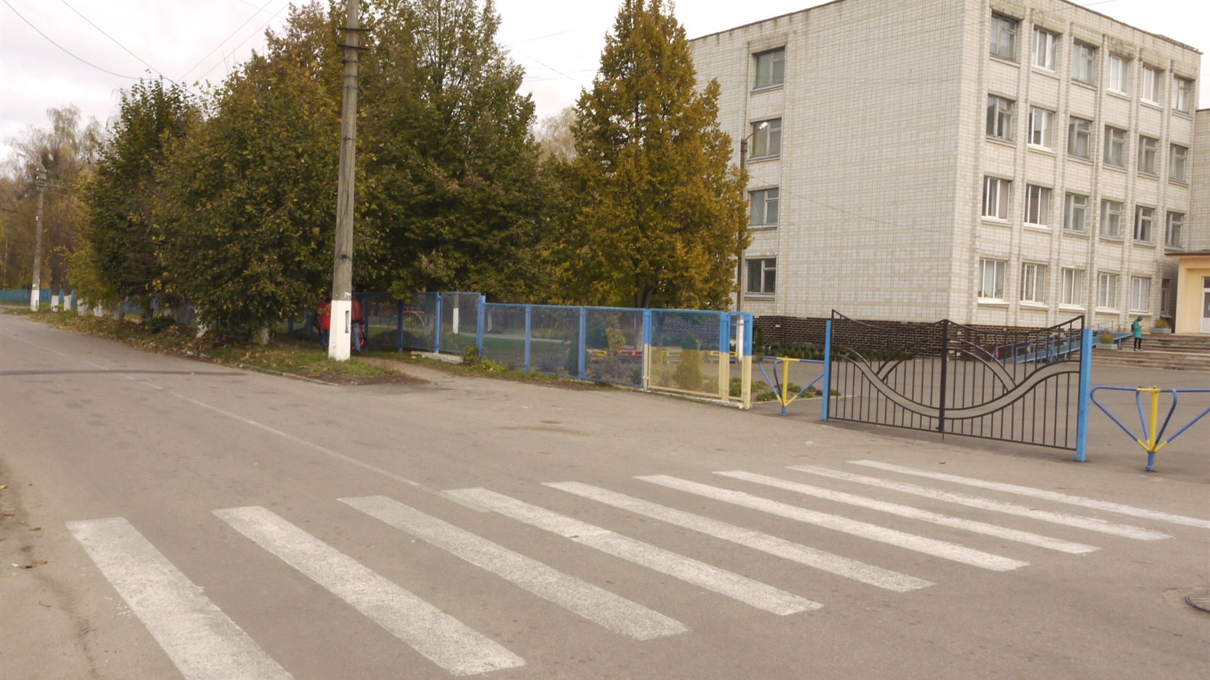 Фотопідбірка: як виглядають пішохідні переходи біля шкіл Кагарлика та сіл