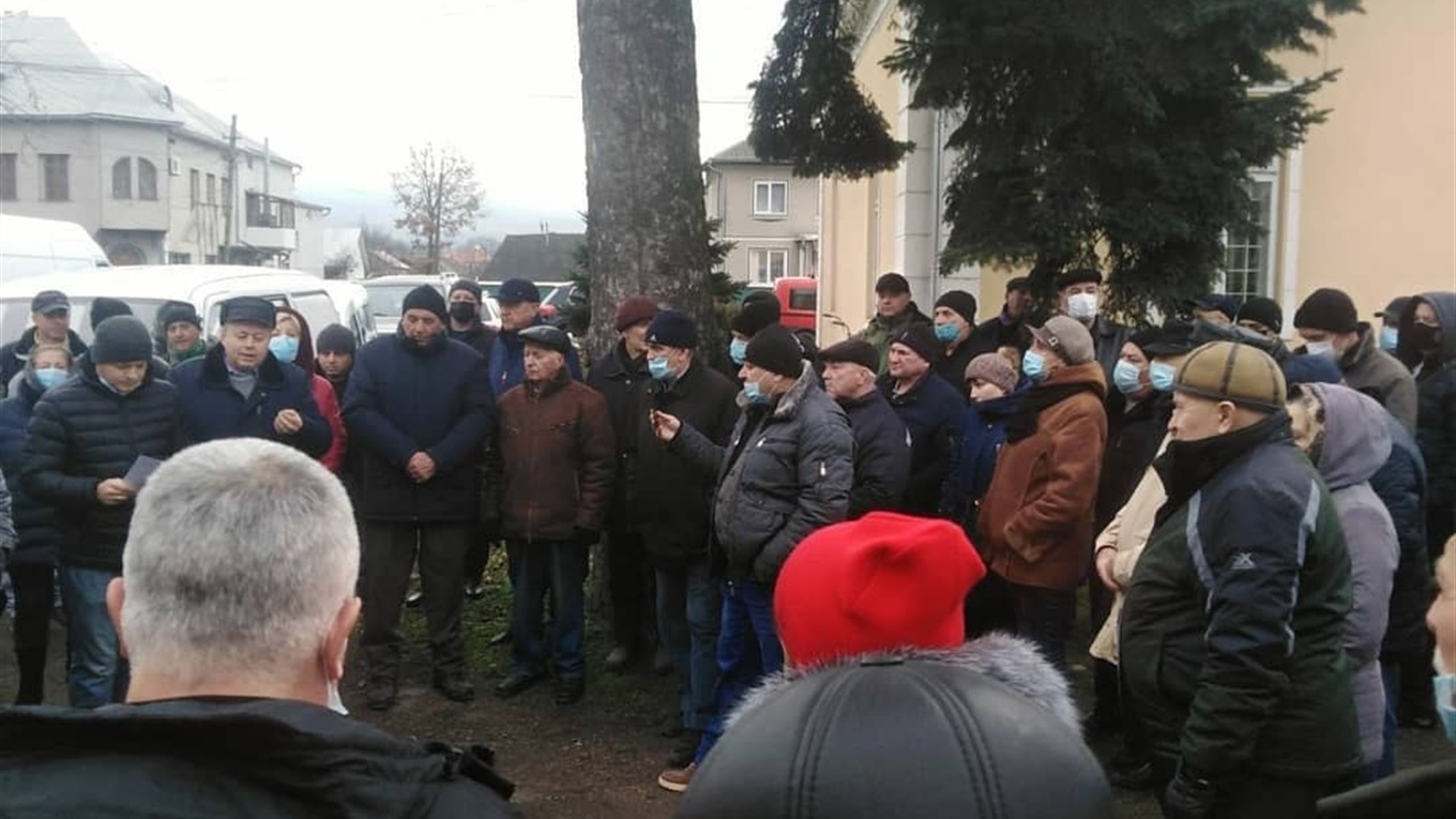 У Мамаївській ОТГ протестували проти підняття цін на газ, було і попереджувальне перекриття дороги