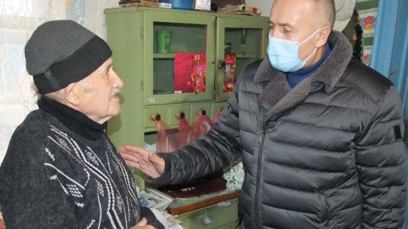Ветеранів Другої світової війни з Кагарлицької ОТГ привітали з 77-ю річницею визволення Кагарлика