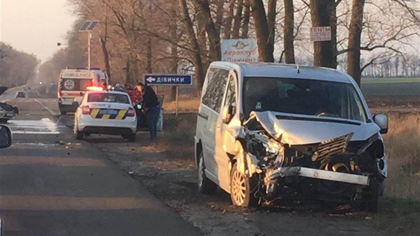 На Переяславщині сталися три аварії на одній ділянці траси