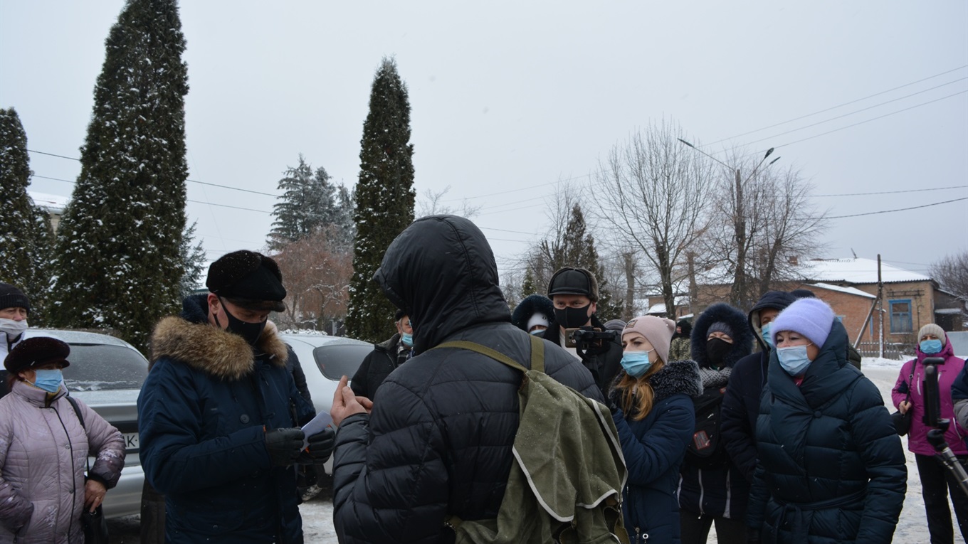 Протести у Гадячі: другий день 