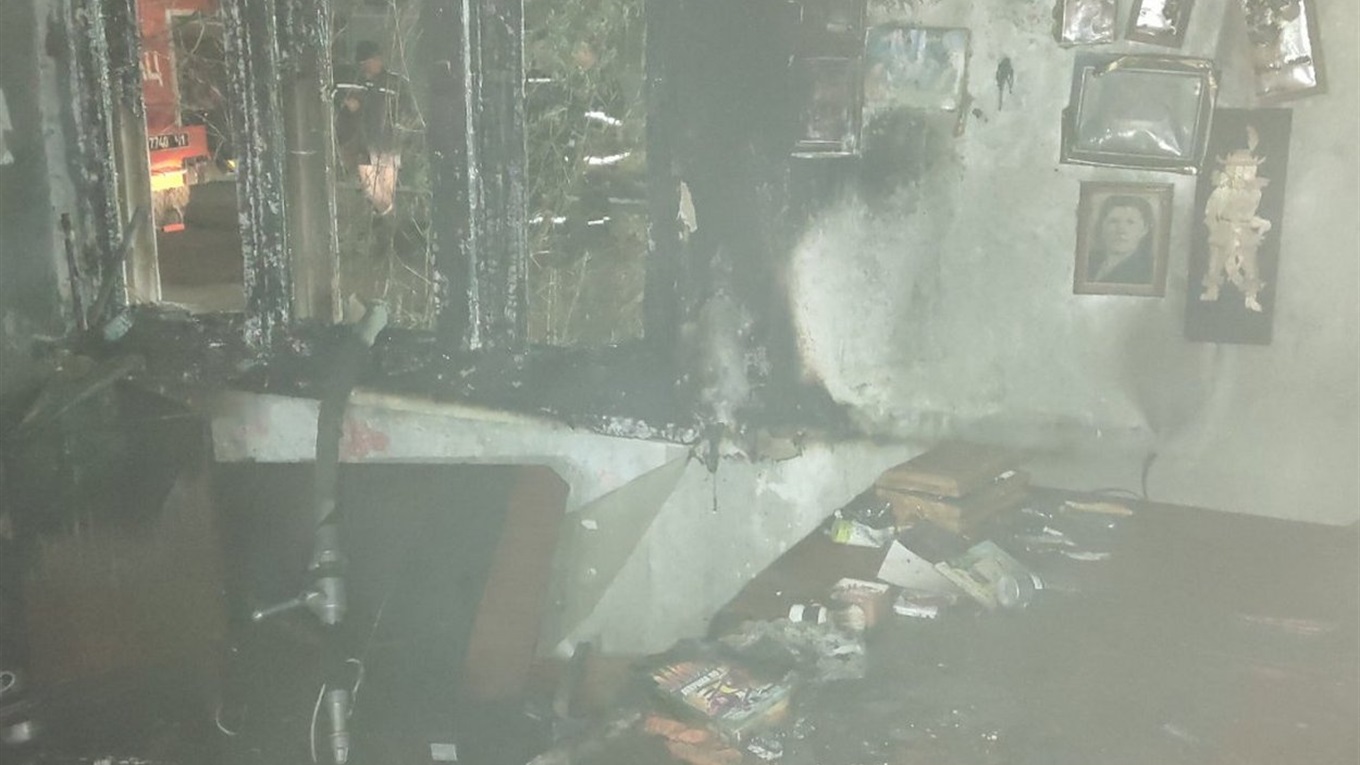 В Измаиле на пожаре пострадал человек