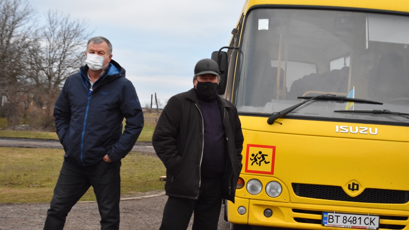 Шкільний автобус в умовах карантину: досвід Степненської школи з організації підвозу школярів