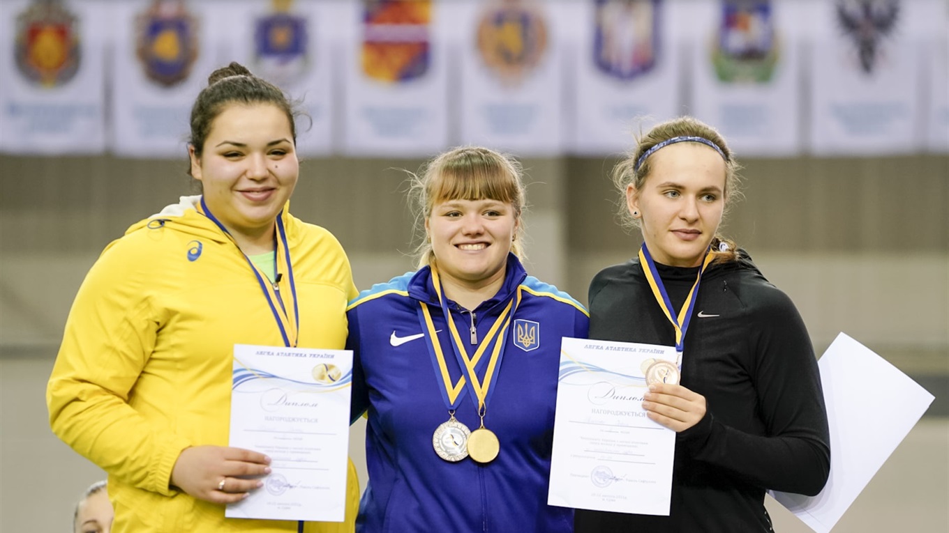 Тетяна Кравченко з Переяслава стала чемпіонкою України зі штовхання ядра!
