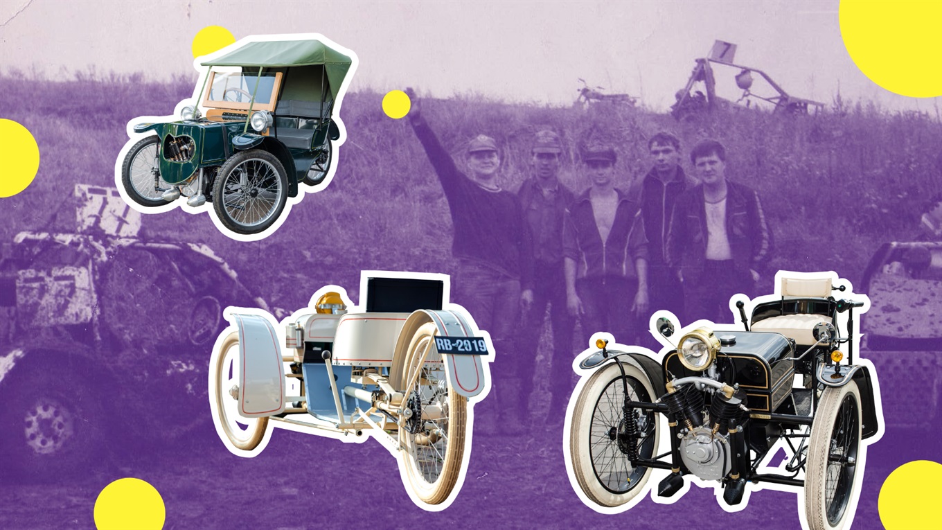 Від багі до триколісного Morgan Runabout: як житель Маріуполя Віталій Бондар виготовляє ретро-авто