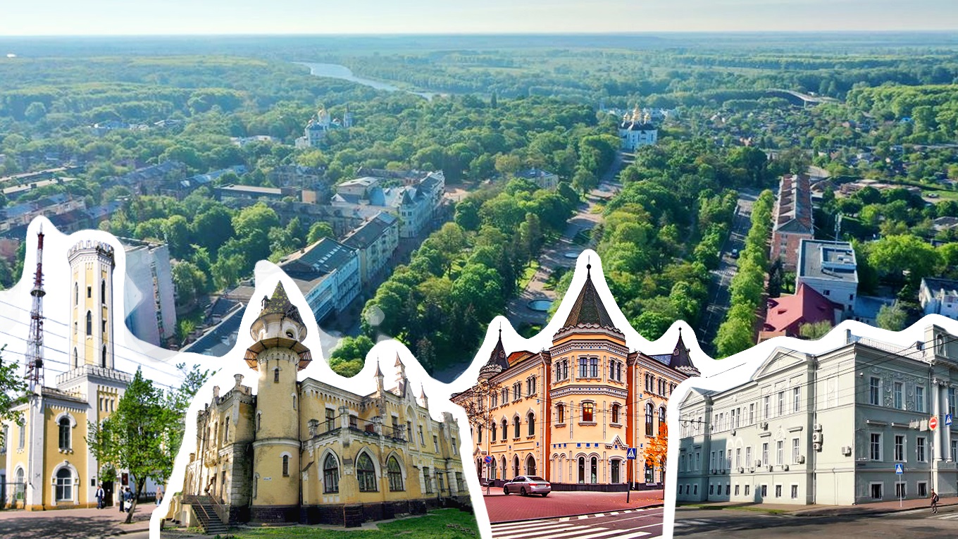 У садибі Глібова - інститут, а замість єпархіального братства - філармонія. Будівлі Чернігова