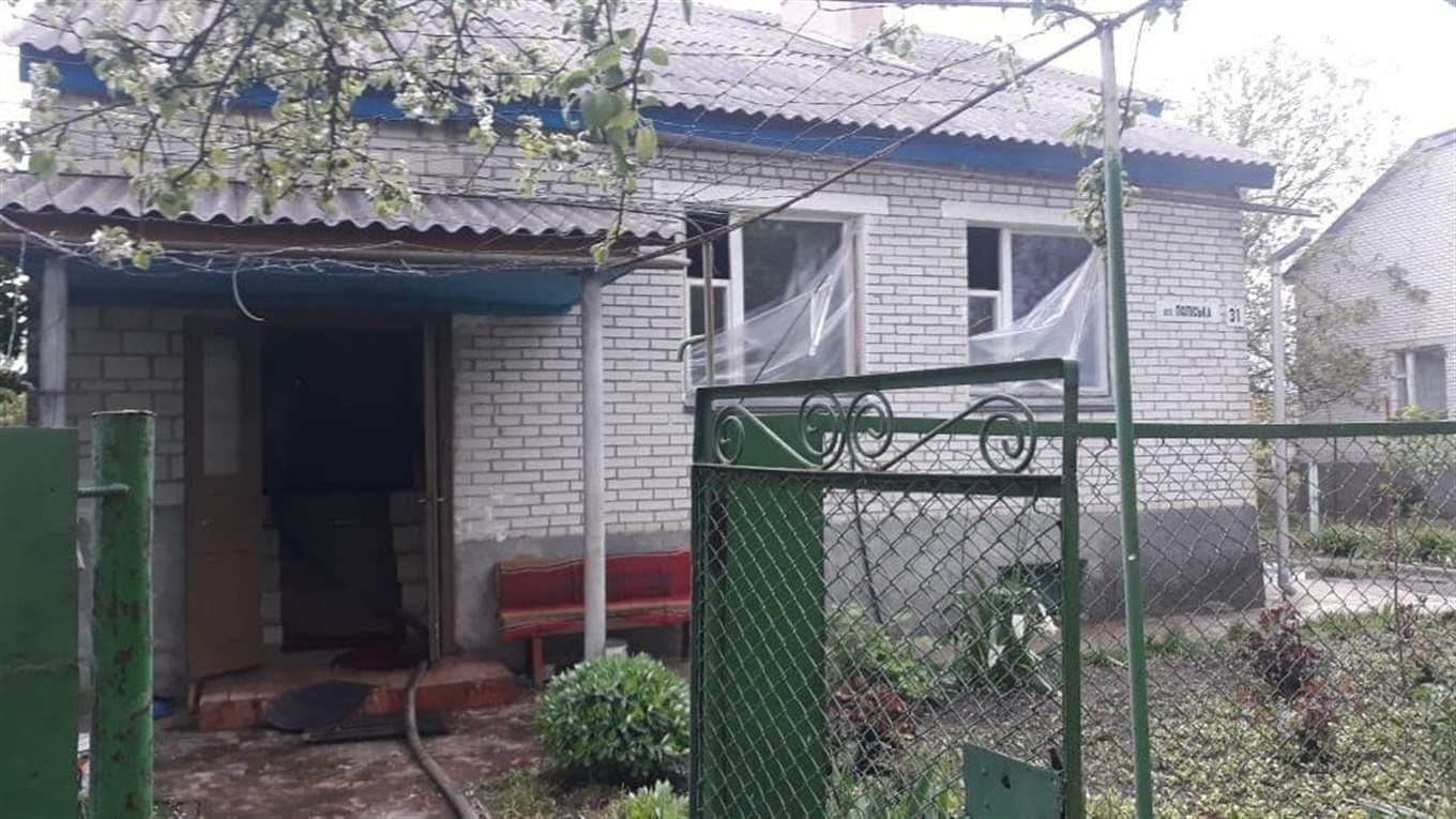 У Переяславі через коротке замикання горів житловий будинок