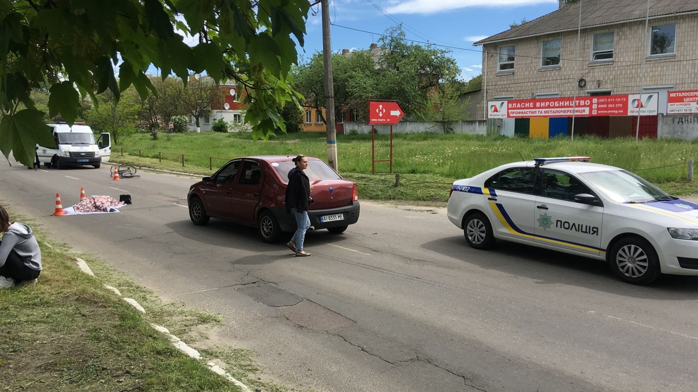 У Переяславі сталася смертельна ДТП. Загинула велосипедистка (ФОТО)