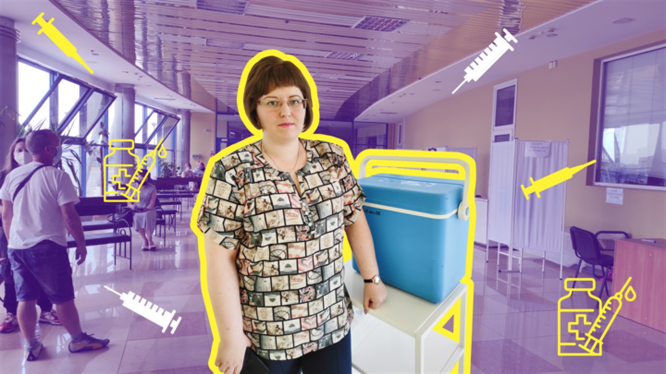 Я працюю в Центрі масової вакцинації в Маріуполі. Наш слоган – вакцинуйся, щоб повернути свободу