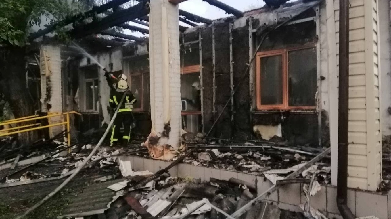 У селі Нововодяне згорів дитячий садок