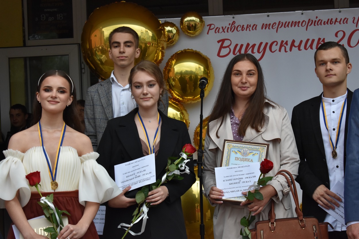 П'ятірка учнів, які склали ЗНО найкраще у Рахівській ТГ