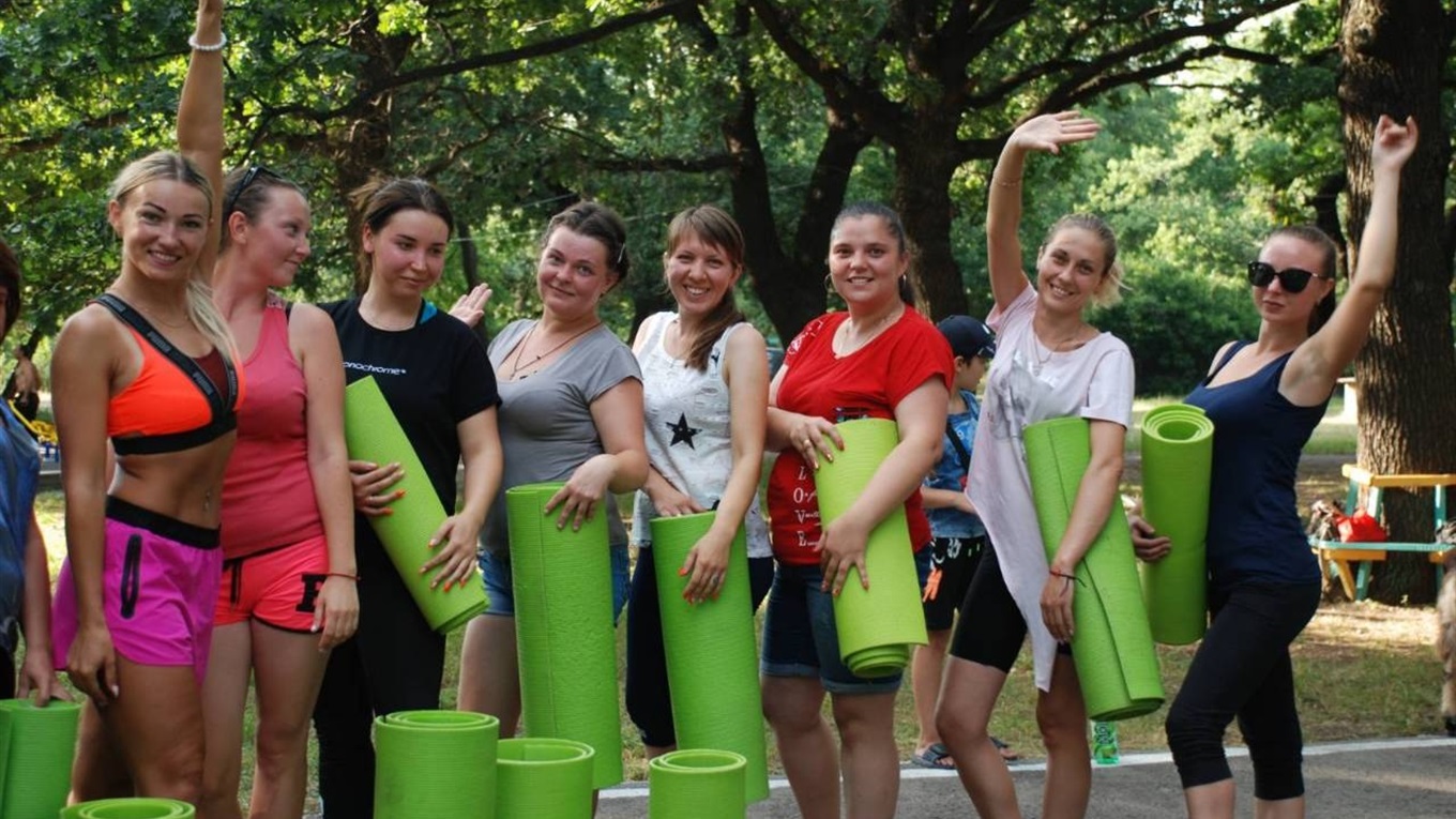 У мешканців Золотого з’явилася можливість займатися фітнесом: тренування безкоштовні