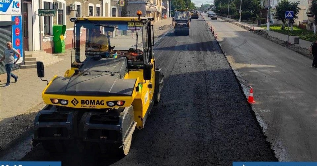 Трасу М-19 відновлюють у межах міста Кіцмань