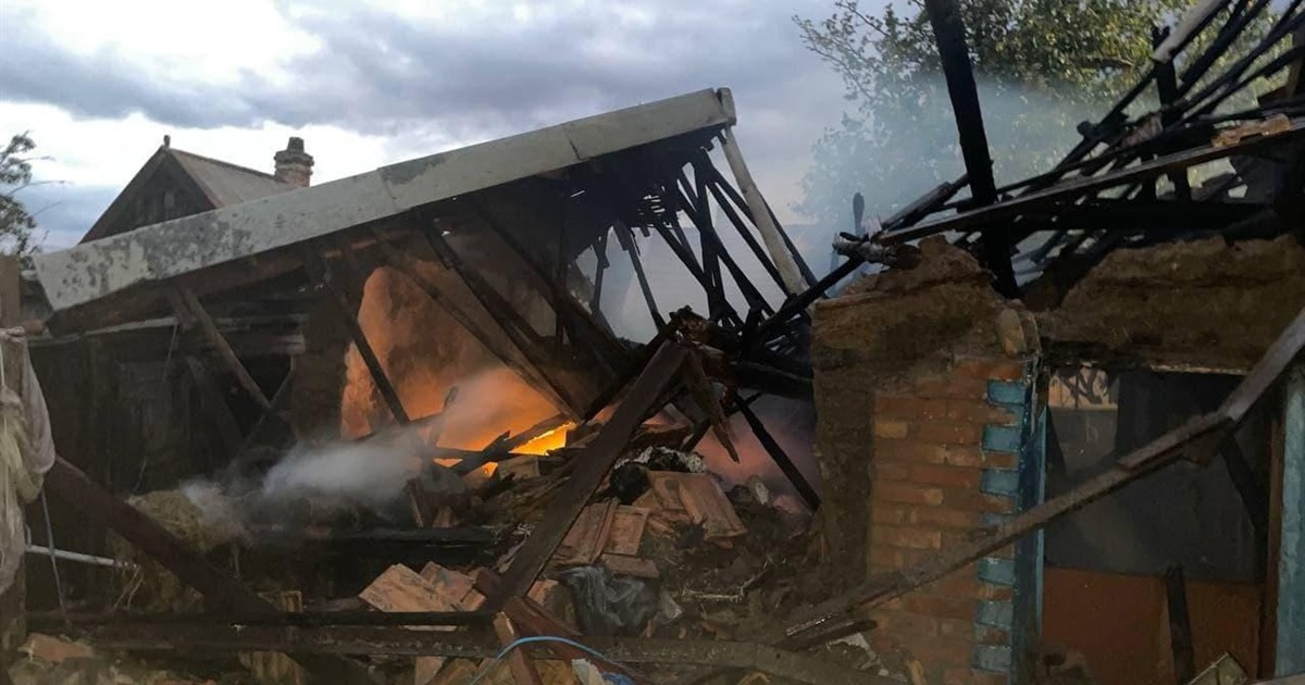 На Пологівщині внаслідок вибуху газового балона травмувався 71-річний чоловік