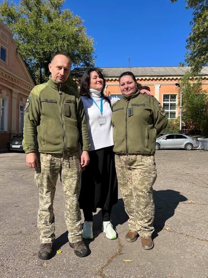 Ольга Герасим'юк із військовими на НЛФ 