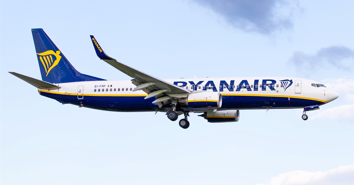 Від 1 євро: Ryanair розпродає квитки з різних міст України