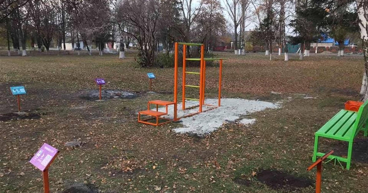 У Хлібодарівці з’явився новий спортивний майданчик