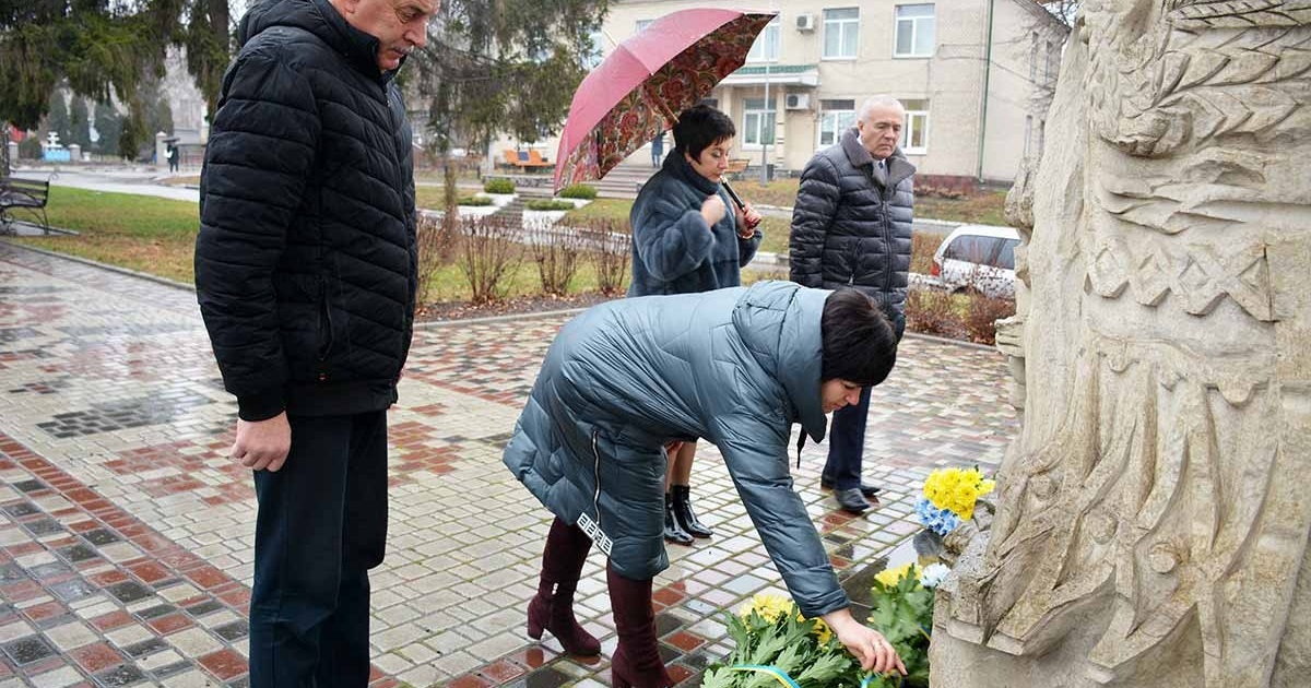 В Кагарлику вшанували пам’ять героїв Небесної Сотні