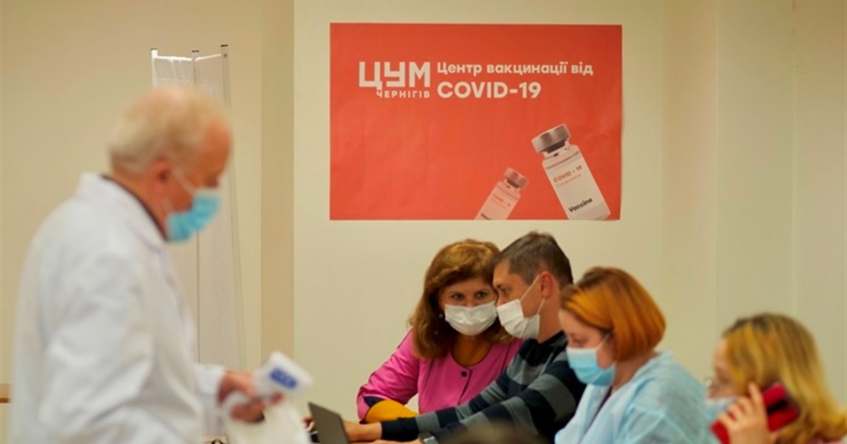 На новорічні та різдвяні свята центри вакцинації у Чернігові не працюватимуть