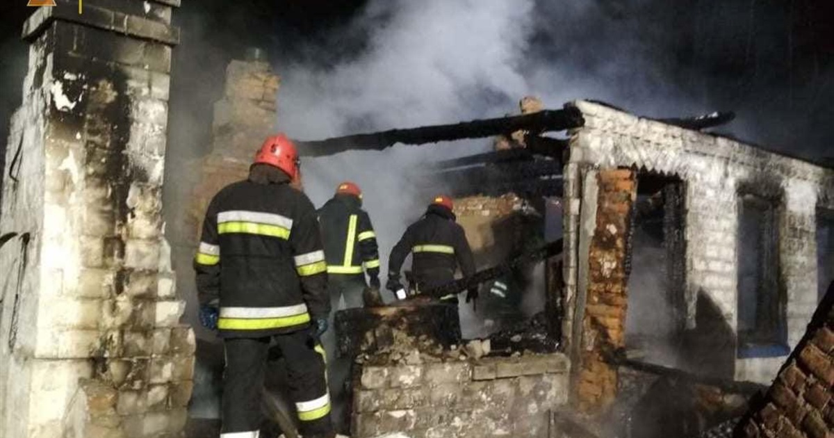 У ніч на друге січня вогонь забрав життя двох людей