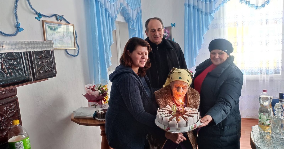 95-ліття відсвяткувала Анастасія Білоус із Грабівки