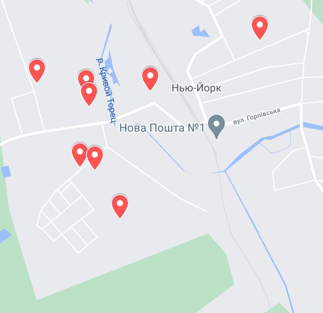 Скріншот з Карти Google 