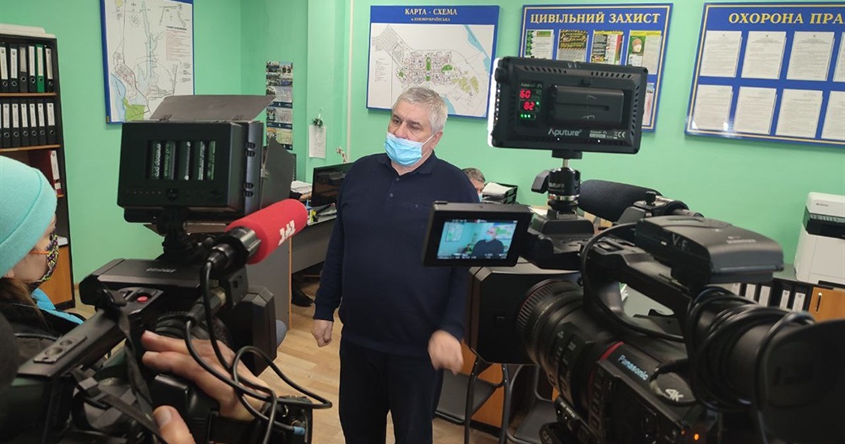 В Южноукраїнську ТV-канали із області і столиці взяли участь у перевірці ситеми оповіщення