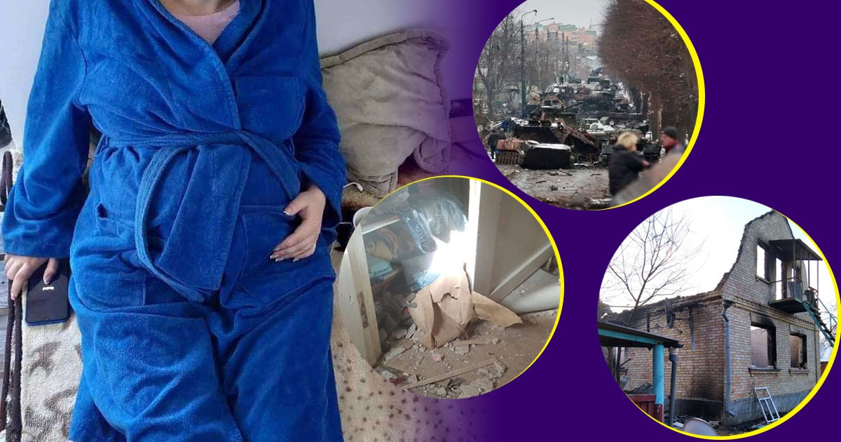 Вагітна переселенка з Луганська ховається в підвалі в Бучі. І щодня чекає на евакуацію