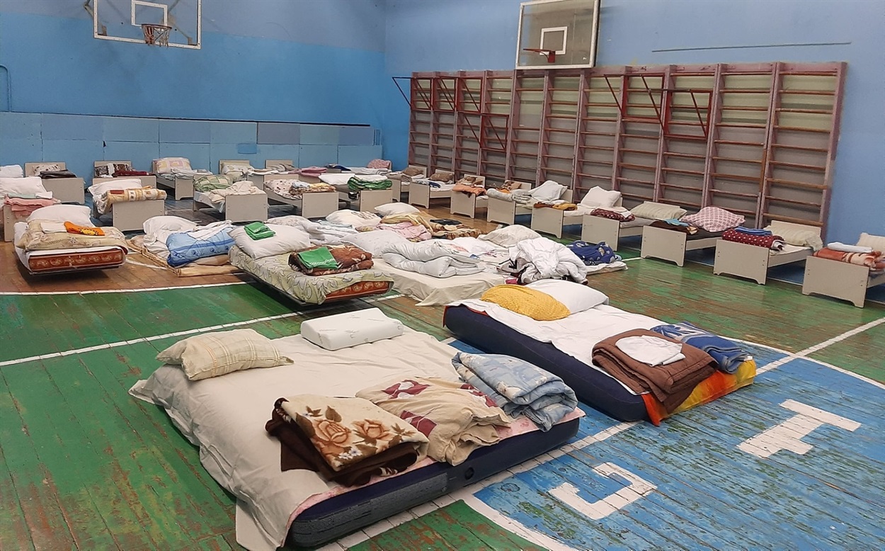 Тимчасовий прихисток в одному з навчальних закладів